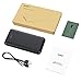 AUKEY 20000mAh Power Bank, Slimline Portable Charger with Dual Input & Output Battery Pack for iPhone X / 8 / Plus, Samsung Galaxy Note 8/ S8 and More