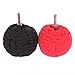 SPTA Red & Black 100mm Buffing Ball Finishing Buff Polishing Pad For Car Polishing Pack of 2 Pcs