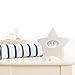 aden + anais swaddle single, navy beach stripe