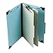 Pendaflex 59352 Pressboard Hanging Classi-Folder, 2 Divider/6-Sections, Legal, 2/5 Tab, Blue, 10-pack