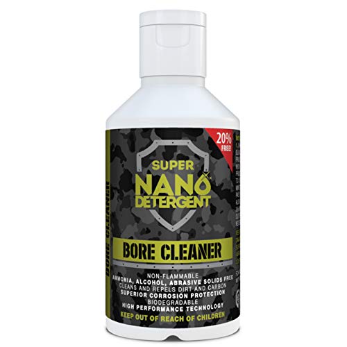 Bore Cleaner Gun-Cleaning Solvent - Super Nano Detergent Cleans & Protects Firearms Using Micro Nanotechnology - Ideal for Guns, Shotguns-Rifles