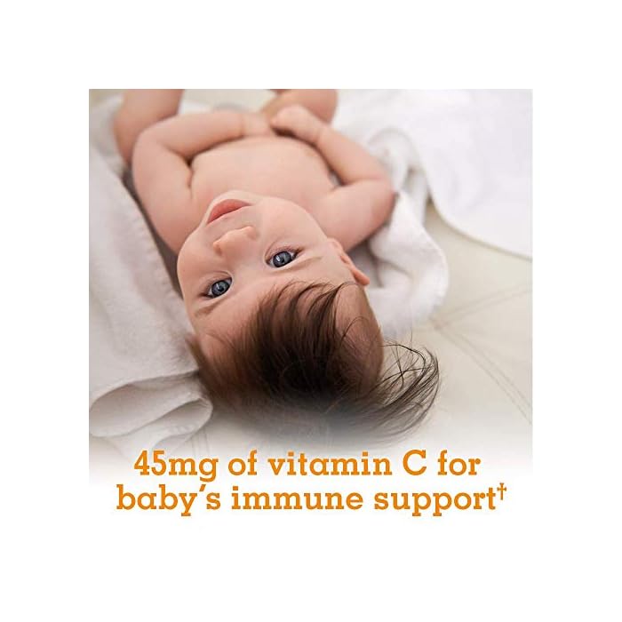 Garden of Life Baby Vitamin C Drops for Infants and Toddlers, Organic