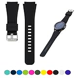 Feskio for Samsung Gear S3 Frontier / S3 Classic Smartwatch Replacement Watch Band Accessory Soft Silicone Bracelet Wrist Strap Watch Band for Samsung Gear S3 Frontier/Classic Smartwatch