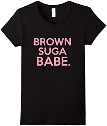 Women's Brown Sugar Babe Popular Shirt Small Black