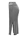 CTC WB937 Womens Double Side Slit Pencil Skirt S HEATHER_GREY