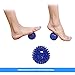 Plantar Fasciitis Foot/Ankle Compression Socks Sleeve (1 Pair), Silicone Heel Protector (1 Pair), Gel Arch Support (1 Pair), Foot Massager (1 Piece) & Spiky Foot Massage Ball (1 Piece) - (Pack of 8)