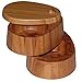 Totally Bamboo Double Salt Two Tier Storage Box with Swivel Lid