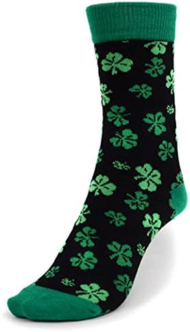 Women's Clover Pattern Novelty St Patricks Day Socks
