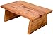 New Strong Wooden Small Wood Step Stool Made in USA! Made in America Hand Crafted Foot Stool Kitchen Stools Bed Steps small step ladder Bathroom Stools Made for Children and Adults Toddler Step Stool