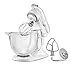 KitchenAid KSM155GBFP 5-Qt. Artisan Design Series with Glass Bowl - Frosted Pearl White