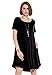 JollieLovin Women's Casual Swing Loose T-Shirt Dress Summer Short Sleeve Tunic Dresses with Pockets (Available in Plus Size) Black