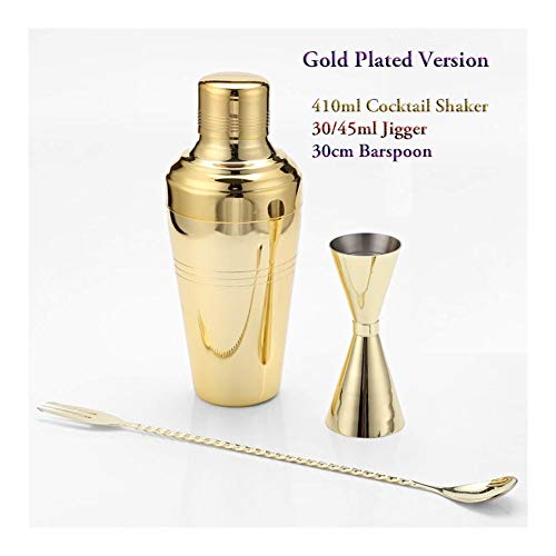ARTFFEL Robustes Shaker-Bar-Set – mit doppeltem Messbecher und Rührlöffel gesund (Farbe: 1) – Bild 4