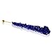 Extra Large Rock Candy Sticks: 36 Navy Blue Crystal Rock on Sticks - Blueberry - Individually Wrapped for Party Favors, for Buffet, Showers, Receptions, Bridal and Baby Showers - Old Fashioned Espeez