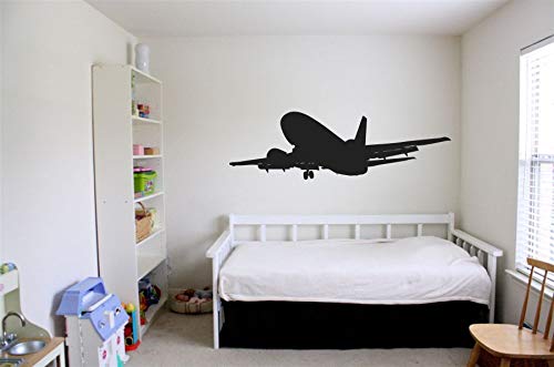 Amazon Com Wall Sticker Airplane Jet Flying Sky Space Aviation