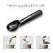 Nonstick Anti-Freeze Ice Cream Scoop, SourceTon 2 Pack of 1.5 Oz Aluminum Ice Cream Spoon, Ice Cream Dipper Black + White