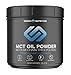 Senshi MCT Oil Powder from Organic Coconuts - Keto Friendly Fat & Fiber Source for Energy, Fat Burn & Appetite Control - Easy to Digest - for Coffee, Smoothies and Shakes - Made in USA