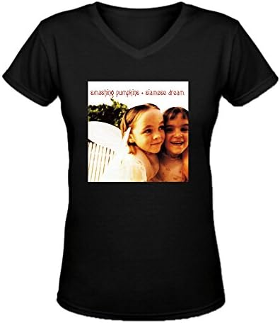 Heeloo Women's The Smashing Pumpkins Siamese Dream Personalized Fit T Shirt Black