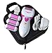 Foot Love Electric Rechargeable Pedicure Tool with 4 Rollers and Travel Case - Pink