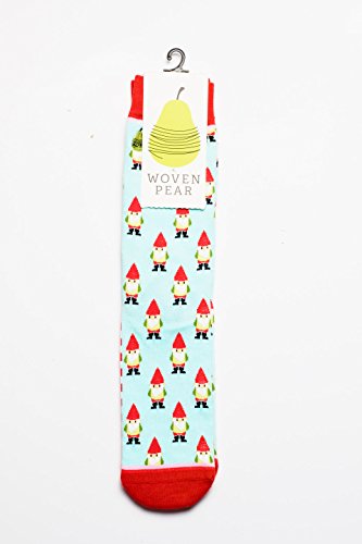 Woven Pear Women's Socks Garden Gnomes, One Size - Thumbnail 2