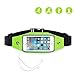 LP Running Flip Fitness Workout Belt, Money Belt Waist Pack for Jogging, Gym Workouts, Walking, Exercise, Hiking, Outdoor Travel Iphone6 6s 6 Plus Unisex （ Green ）