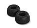 Comply Truly Wireless Replacement Earphone Tips - Premium Noise Blocking Earbud Tips Made from Secure Fitting and Comfortable Memory Foam - Black, 3 Pairs, Medium size