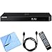 Samsung BD-J6300 Streaming 4K Upscaling 3D Wi-Fi Built-In Blu-ray Player Bundle includes Blu-ray Player, Tmvel HDMI Cable