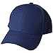 QML Plain Baseball Blank Hat Solid Color Velcro Adjustable ( 30 Colors ) (NAVY)