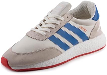 adidas Men's Iniki Runner White/Blue/Red BB2093 (SIZE: 8.5)