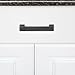 Amazon Basics Short Modern Cabinet Pull Handle, 6.38-inch Length (5-inch Hole Center), Oil Rubbed Bronze, 10-Pack
