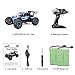 RC Car, SPESXFUN Newest 2.4 Ghz High Speed Remote Control Car 1/16 Scale Off Road RC Trucks with Two Rechargeable Batteries, Racing Toy Car for All Adults & Kids(Blue)