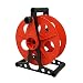 Woods E103 E-103 Wheel, Holds Up to 150 16/3 Extension 125 Feet of 14/3 Gauge Cord, Holiday, Rope, Hose Reel Storage and Light Wire, Heavy Duty Plastic, red and black primary
