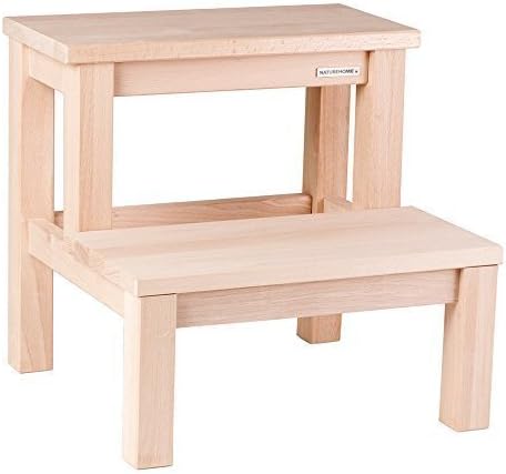 Rutschfester Tritthocker Aus Holz – Stabil Bis 227 Kg Für Küche, Bad & Kinder