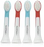 SoniCleanPlus Replacement Toothbrush Heads for Philips Sonicare Kids, 4 Pack