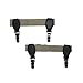 CTM Elastic 1 Inch Double Clip Sock Garters