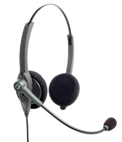 VXi 202777 Passport 21P Over-the-Head Binaural Headset with N/C Microphone (Certified Refurbished) - Thumbnail 2