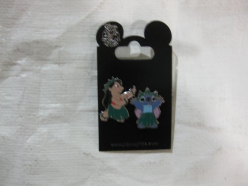 Disney Pin First Release Lilo and Stitch Hula Dancing 2 Pin Set