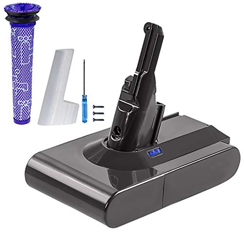 Battery Replacement for Dyson V8 21.6V 3500mAh Li-ion Battery