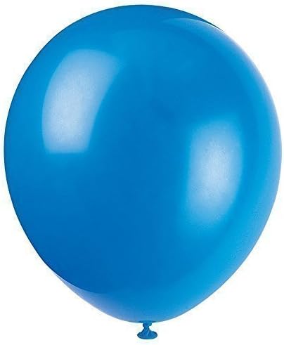 Anna Toys 12-Inch Huge Latex Air Balloon (High Quality) Pkg/10(Deep Blue)