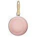 Country Kitchen 9.5” Nonstick Aluminum Frying Pan with Soft Touch Silicone Handle – Marble Pink