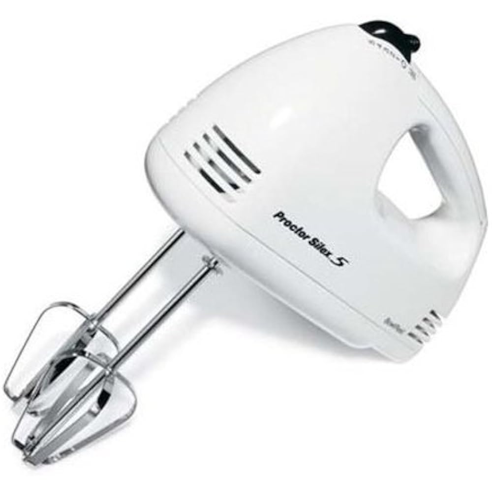 Hamilton Beach 62509RY 5Speed Hand Mixer, White 6.25" 7.8" 3.4" New
