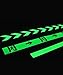Glowz Glow in the Dark Photoluminescent Green Luminous Tape 30' ft Length x 1 Inch Wide High Luminance, Waterproof, Removable