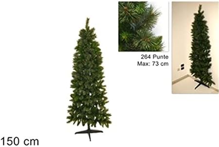 Albero Di Natale A Parete Amazon.Albero Di Natale A Parete 150cm 264 Rami Amazon It Casa E Cucina