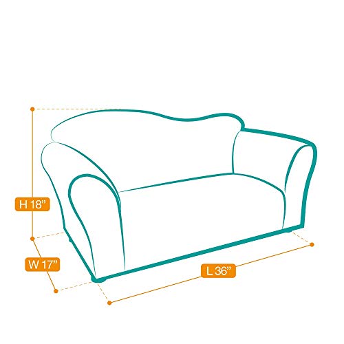 KEET Wave Kid's Sofa, Pink/Purple - Thumbnail 4
