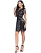 Women's Mesh Backless Vintage 1920s Beads Sequin Flapper Dress