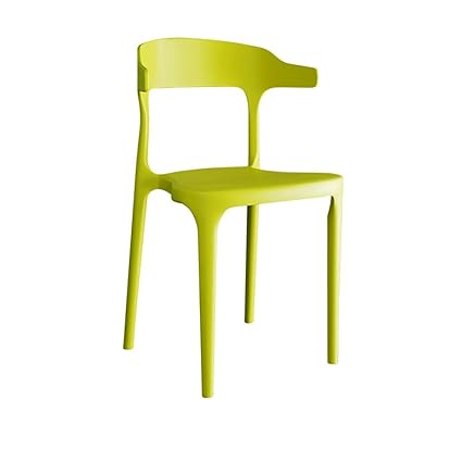 Amazon Com Hw Plastic Chair Back Home Adult Nordic Style