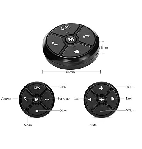 Car Steering Wheel Control DVD Button Universal Wireless Android GPS Navigation Car Steering Wheel Remote Control Buttons