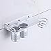 KINGSUPER Multifunctional Wall Mount Bathroom Organizer Collection Storage Bathroom Storage Rack Hair Dryer Holder Toothbrush Storage