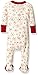 Burt's Bees Baby Baby Boys Sleeper Pajamas, Zip-Front Non-Slip Footie PJs, Organic Cotton