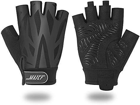 MAJCF Cycling Gloves Mountain Bike Gloves Bicycle Gloves, Half Finger Road Riding Gloves Anti- Slip Shock-Absorbing Pad Breathable Sports Gloves Accessories for Men/Women
