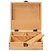 Stash Box Large with Rolling Tray Combo– Handmade Decorative Stash Box - 7.5” x 7” Beech Wood Box - Storage Box